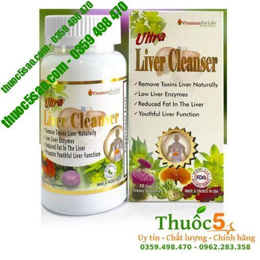 Utra Liver Cleanser - Giải độc gan, ngăn ngừa gan nhiễm mỡ