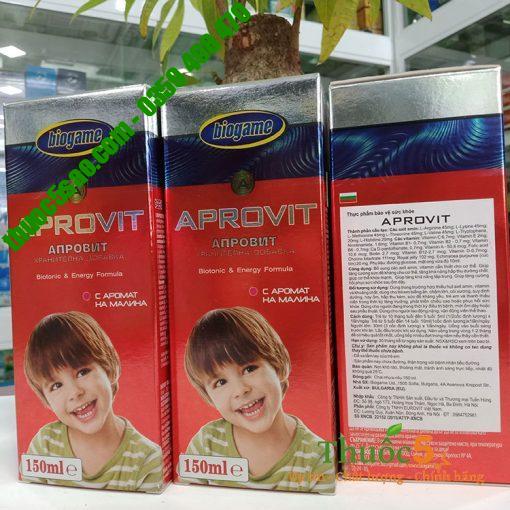Biogame Aprovit - Bổ sung axit amin, vitamin cho cơ thể