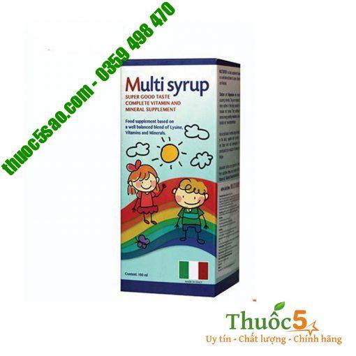 Multi syrup - Siro bổ sung Vitamin và khoáng chất thiết yếu cho cơ thể.