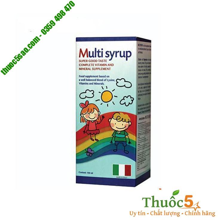 Multi syrup - Siro bổ sung Vitamin và khoáng chất thiết yếu cho cơ thể.