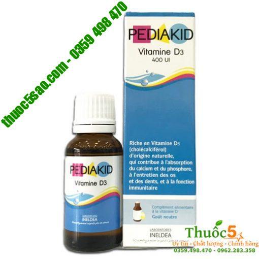 [GIÁ GỐC] Pediakid Vitamin D3 Giải pháp cho trẻ còi xương hàng Pháp
