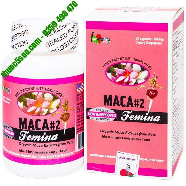 Maca 2 là sản phẩm giúp tăng cường sinh lý nữ