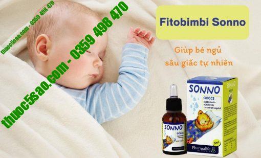 Fitobimbi Sonno Gocce được chiết xuất từ thảo dược an toàn cho trẻ sơ sinh và trẻ nhỏ