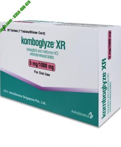 Komboglyze XR 5mg vừa chống tăng lượng đường huyết trong máu lại vừa hoạt động bổ sung, cải thiện tình trạng không kiểm soát được lượng đường huyết trong cơ thể