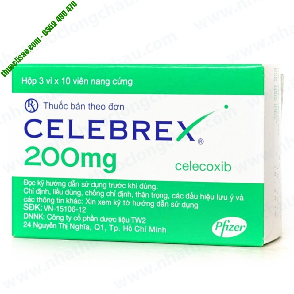 Celebrex 200mg điều trị viêm khớp, giảm đau hộp 30 viên
