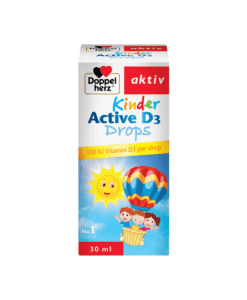 Kinder Active D3 Drops Doppelherz tăng cường chuyển hóa, hấp thu canxi cho trẻ