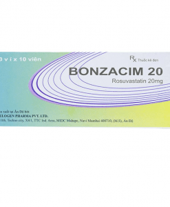 Bonzacim 20 hỗ trợ ổn định cholesterol trong máu hộp 30 viên