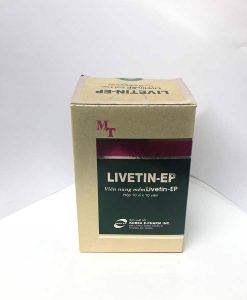 Livetin-EP hỗ trợ và điều trị các bệnh về gan hộp 10 vỉ x 10 viên