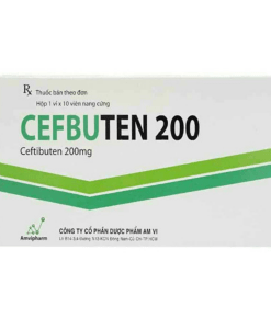 Cefbuten 200 kháng sinh điều trị nhiễm khuẩn