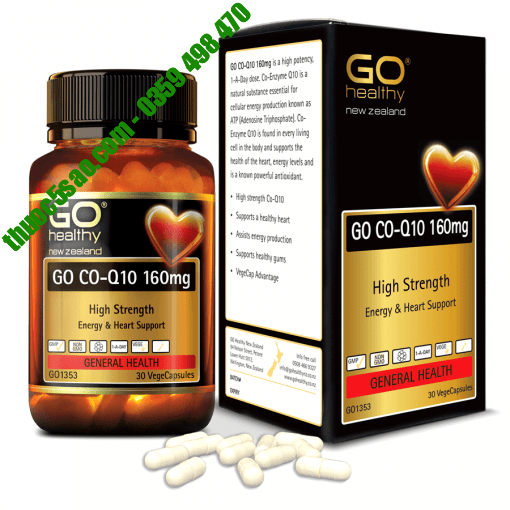 GO CO-Q10 160mg hỗ trợ sức khỏe tim mạch