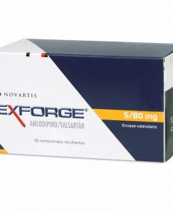 Exforge 5/80 mg hỗ trợ điều trị huyết áp hộp 28 viên