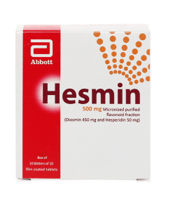 Hesmin hỗ trợ điều trị trĩ và suy giãn tĩnh mạch chân