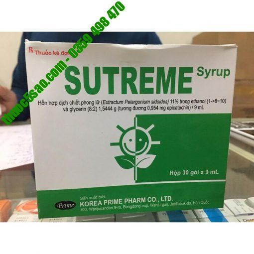 Sutreme hỗ trợ điều trị ho hộp 30 gói x 9ml