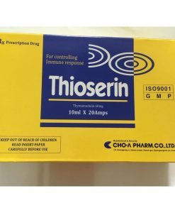 Thioserin hỗ trợ điều trị nhiễm khuẩn đường hô hấp hộp 20 ống 10ml