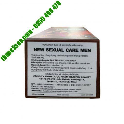 New sexual care Men hỗ trợ tăng sinh lý hộp 30 viên