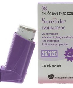 Seretide 25/125 hỗ trợ điều trị viêm phế quản mãn tính bình xịt 120 liều