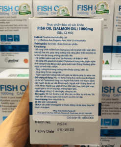 Careline Fish Oil dầu cá hồi bổ sung omega hộp 100 viên