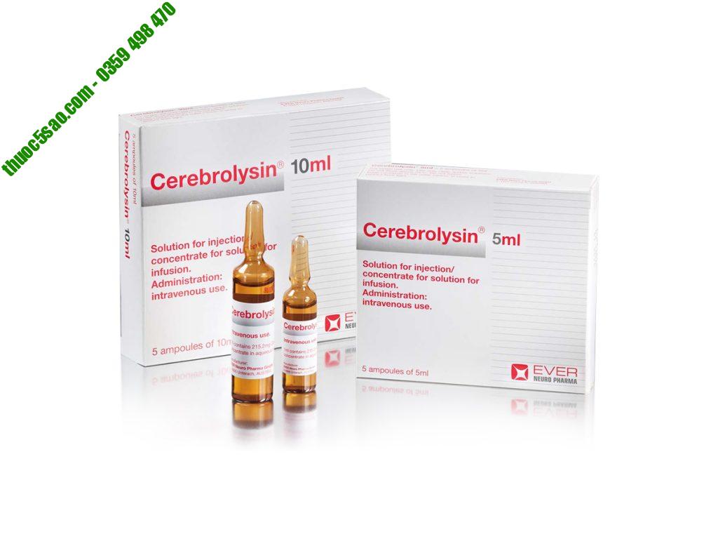 Cerebrolysin 10ml bổ não và chống đột quỵ hộp 5 ống
