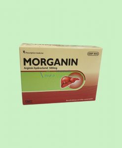 Morganin 500mg hỗ trợ bổ gan, giải độc gan hộp 60 viên