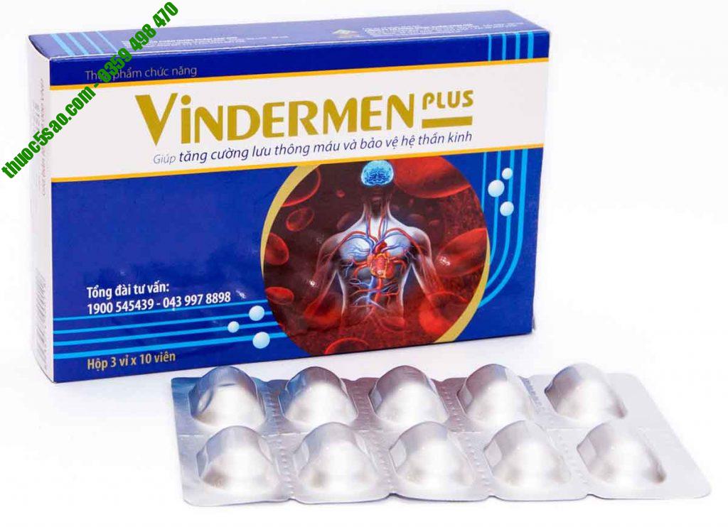 Vindermen Plus hỗ trợ bảo vệ hệ thần kinh hộp 30 viên