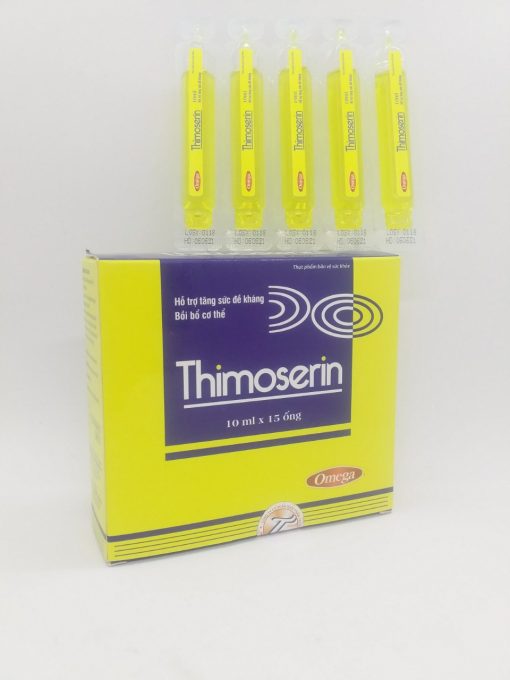 Thioserin hỗ trợ điều trị nhiễm khuẩn đường hô hấp hộp 20 ống 10ml
