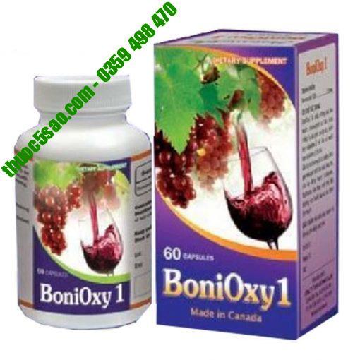 Bonioxy1 hỗ trợ ngừa tai biến mạch máu não lọ 60 viên
