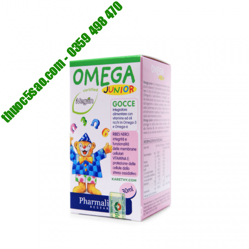 Fitobimbi Omega Junior bổ sung DHA và omega cho bé hộp 30ml