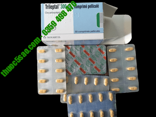 Trileptal 300mg điều trị động kinh cục bộ hộp 50 viên