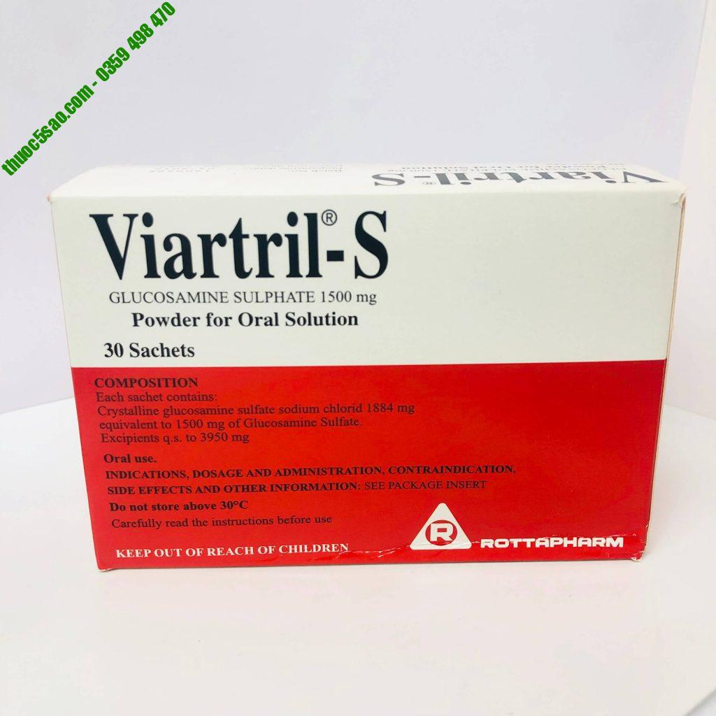 Viartril-S hỗ trợ điều trị các bệnh về xương khớp