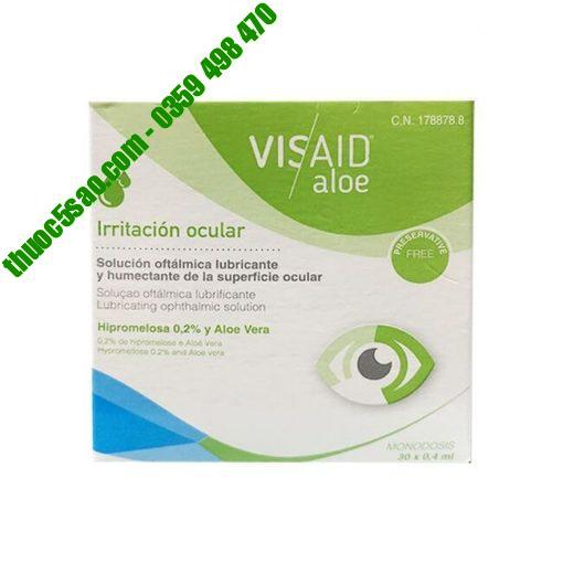Dung dịch nhỏ mắt Visaid Aloe hộp 30 ống