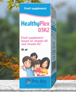 HealthyPlex D3-K2 bổ sung vitamin cho bé lọ 10ml