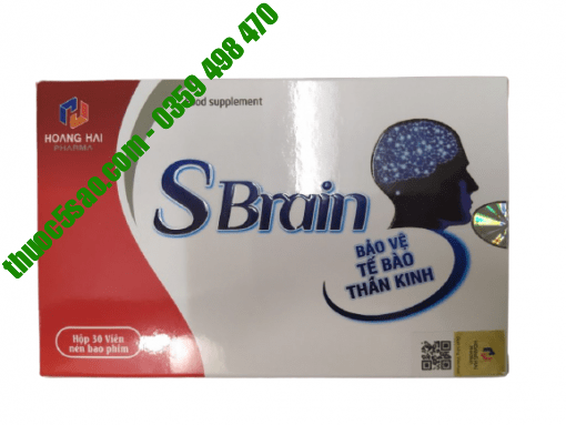 S Brain Hoàng Hải dưỡng não an thần hộp 30 viên