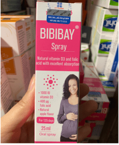 BIBIBAY Spray bổ sung Acid Folic và Vitamin D3 cho bà bầu