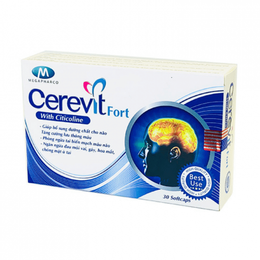 Cerevit Fort bổ não, tăng cường lưu thông máu