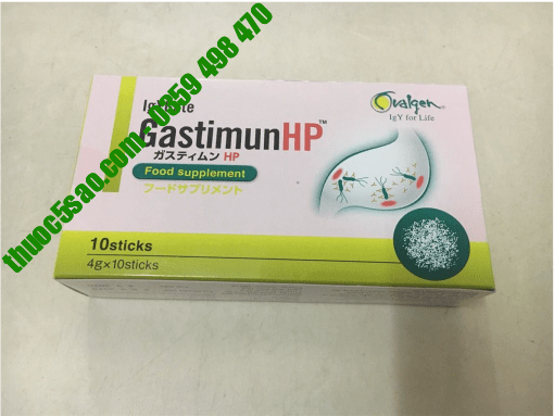 GastimunHP hỗ trợ viêm loét dạ dày hộp 10 gói