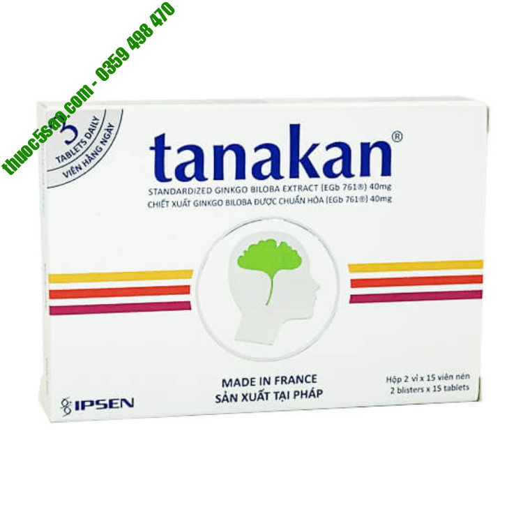 Tanakan hỗ trợ tăng cường tuần hoàn não
