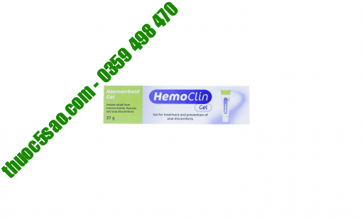 Hemoclin gel 37g điều trị và ngừa bệnh trĩ tuýp 37g
