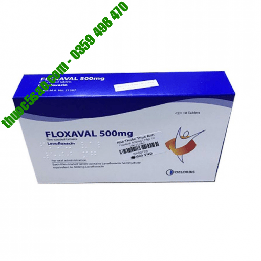 Floxaval 500mg kháng sinh điều trị nhiễm khuẩn