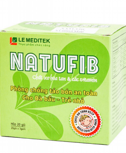 Natufib hỗ trợ điều trị táo bón