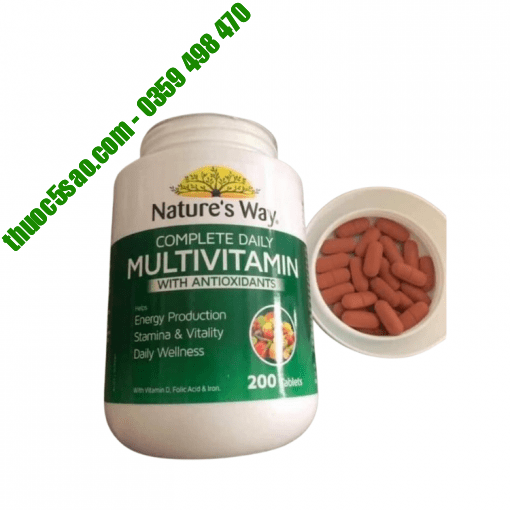 Nature’s Way Complete Daily Multivitamin bổ sung vitamin và khoáng chất