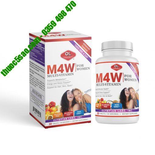 M4W Multi hỗ trợ bổ sung vitamin cho cơ thể hộp 30 viên