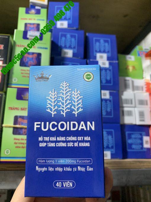 Fucoidan Kingphar hỗ trợ ung thư, u xơ hộp 40 viên