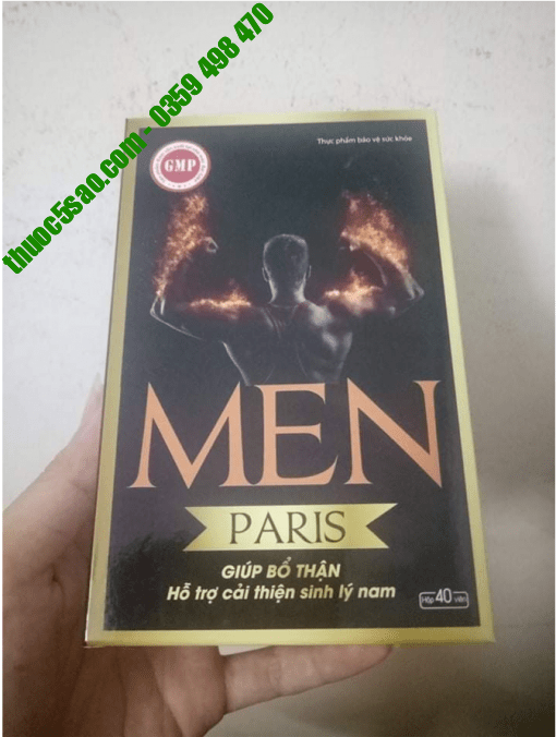 [GIÁ GỐC] MEN PARIS giúp làm tăng ham muốn hộp 40 viên