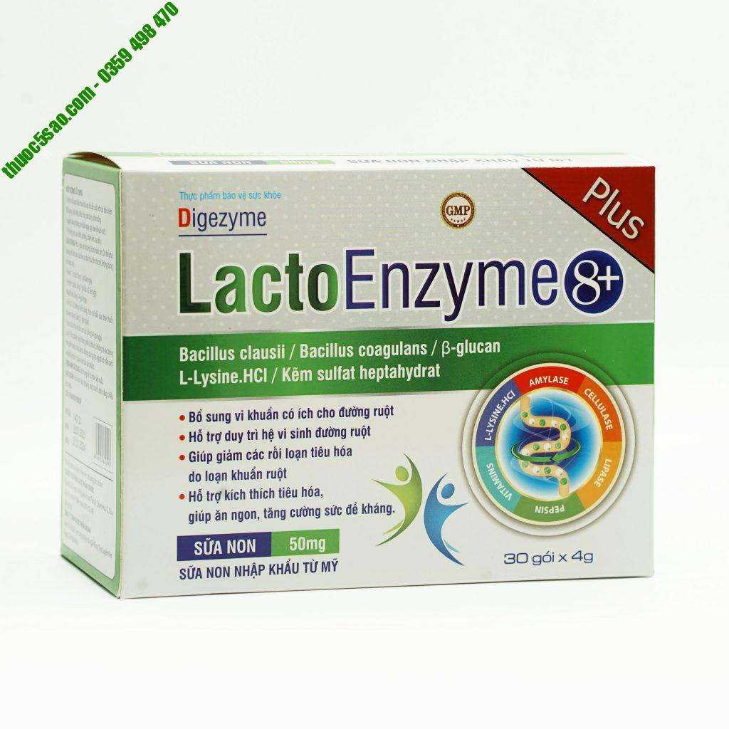 Lacto Enzyme 8+ Plus men vi sinh bổ sung vi khuẩn có lợi cho đường ruột