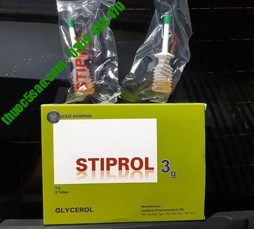 Stiprol 3G hỗ trợ trị táo bón, nhuận tràng 6 gói