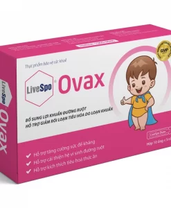 LiveSpo Ovax bổ sung lợi khuẩn đường ruột hộp 10 ống