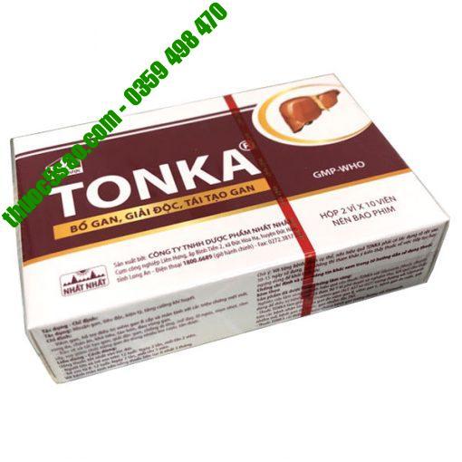 Tonka hỗ trợ bảo vệ và điều trị viêm gan hộp 20 viên