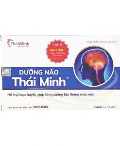 Dưỡng não Thái Minh hỗ trợ hoạt huyết não hộp 20 viên