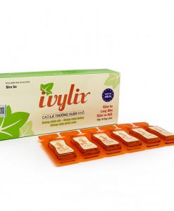 Siro ho ivylix hỗ trợ nhiễm khuẩn hô hấp hộp 18 ống