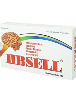 HBsell hỗ trợ tai biến mạch máu não, bổ não hộp 30 viên